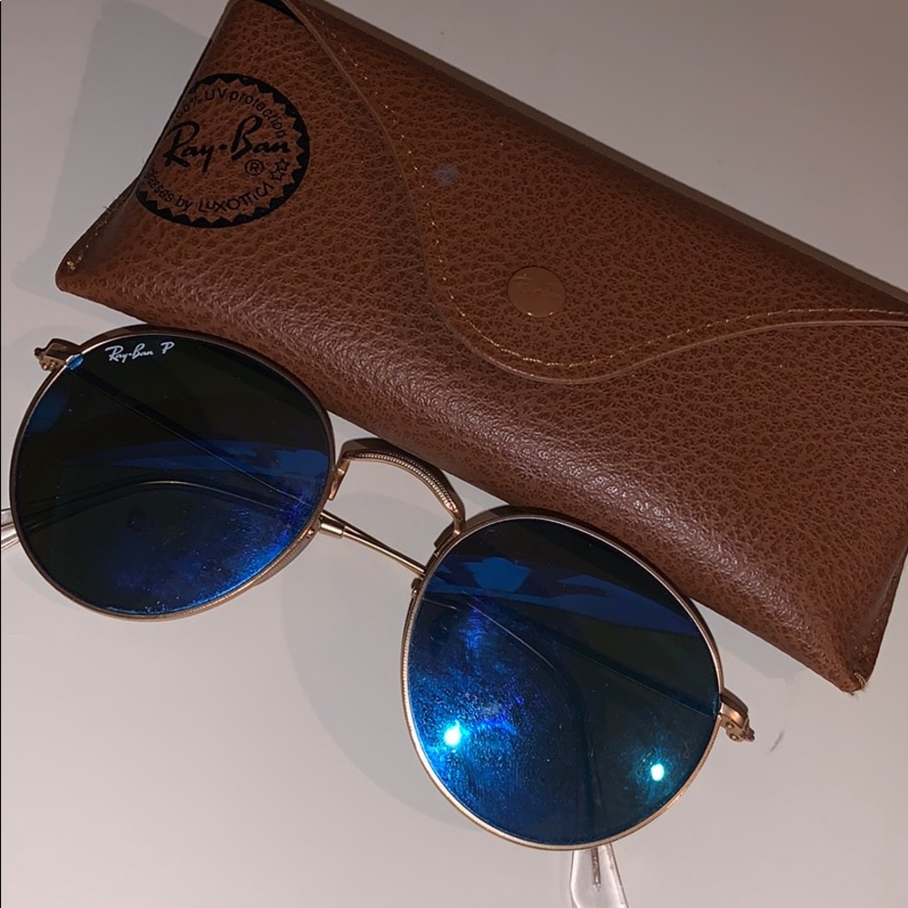 Blue ray bans sunglasses